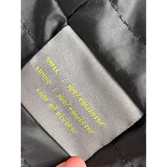 Kenneth Cole Reaction Men's Black Semi-Insulated Relaxed Trench Coat Size M - Picture 8 of 11